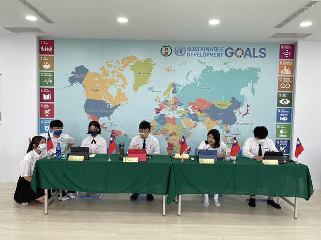 君毅高中获选参与国际交流活动。（君毅高中提供／李京升苗栗传真）