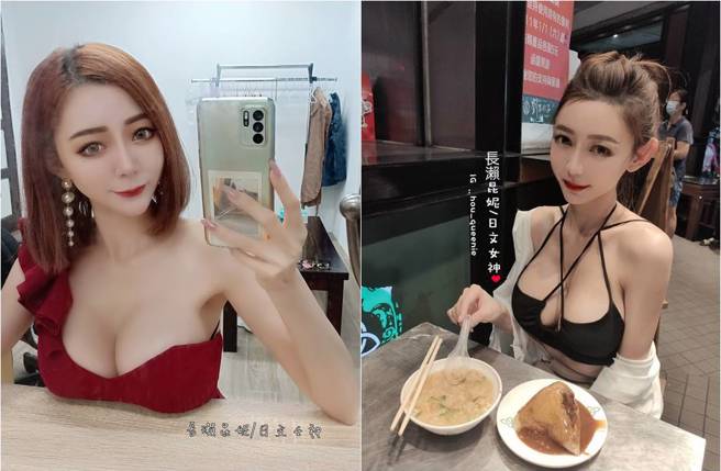 长濑昆妮的穿衣和拍照尺度大胆。（图／取材自长濑昆妮/日文女神脸书）