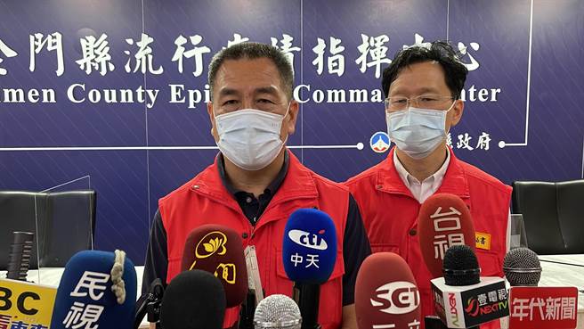 金門今(7)日新增108名確診，累計2940例。縣府宣布，高(國)中生追加劑（第3劑）明起到校施打。（縣府提供）