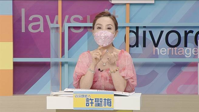 资深媒体人许圣梅透露有50岁护理师徵婚，要求对方必须身家高达8千万。（和展影视提供）