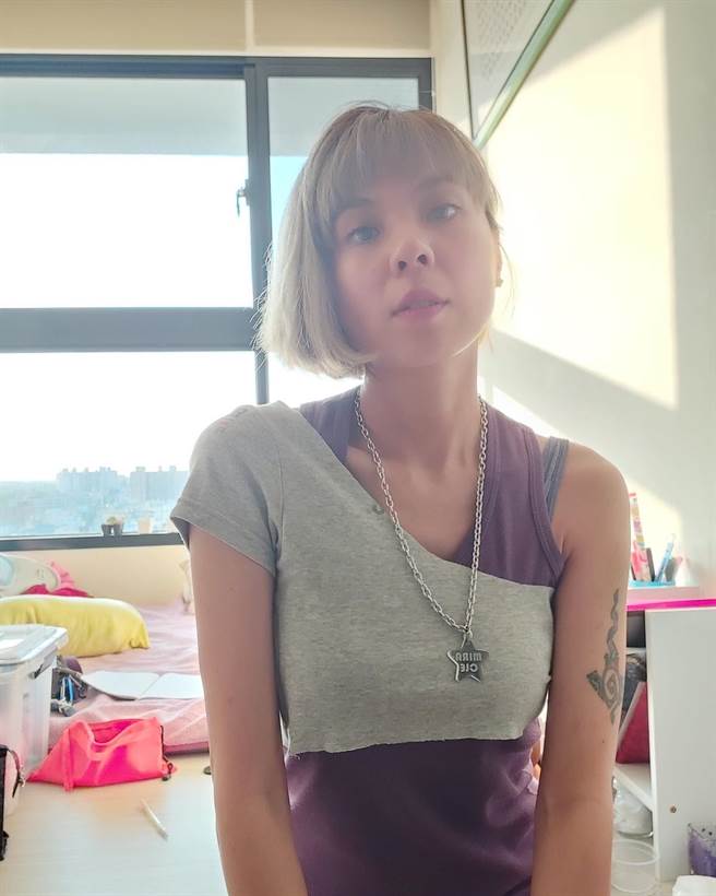 婷婷日前确诊新冠肺炎，情绪相当低落。（婷婷提供）