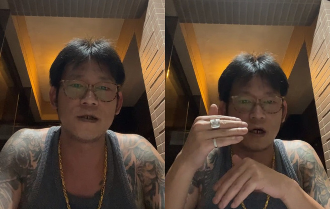 顏正国5日深夜在直播里对2男开呛。（图／FB@顏正国）