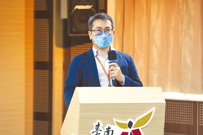 易俊宏曾任台南市政府副发言人。（中央社）