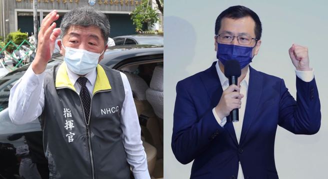 衛福部長陳時中(左)、前台北市議員羅智強(右)。(資料照)