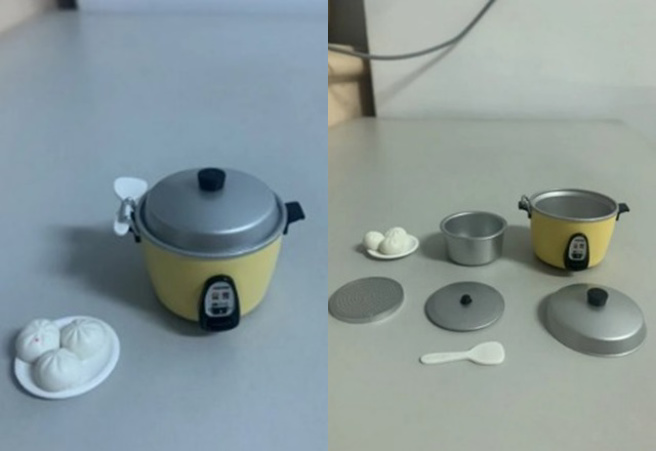 原PO网购10人份电锅，却收到迷你电锅，网友们直呼：「好想要」。（图／翻摄自Dcard）