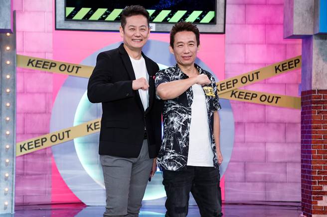 徐乃麟（左）意外曝光郭子乾的感情故事。（罗永铭摄）