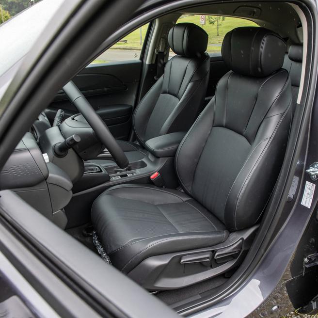 HONDA HR-V S+勁化版前座椅造型。（陳大任攝）