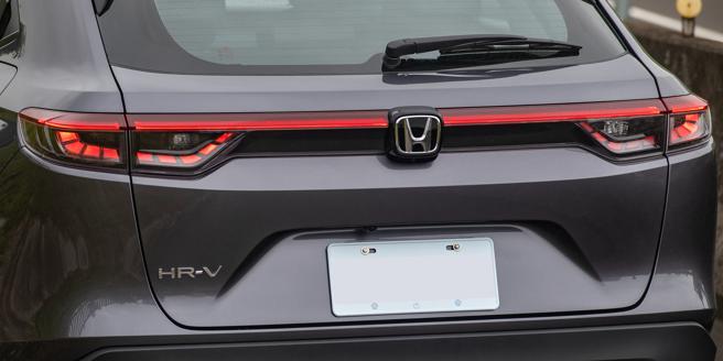 HONDA HR-V S+勁化版尾燈造型設計。（陳大任攝）