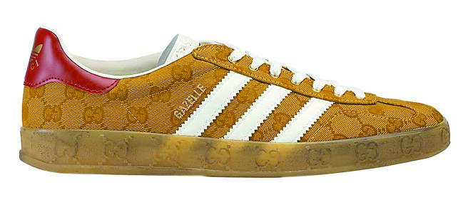 adidas x Gucci GG緹花球鞋，2萬8400元。（Gucci提供）