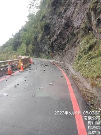 汛期降雨落石頻繁 南橫公路西端10日僅開放至天池