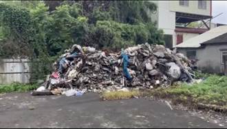 嘉義市三合院遭非法傾倒廢棄物 移工機警錄影將以車追人