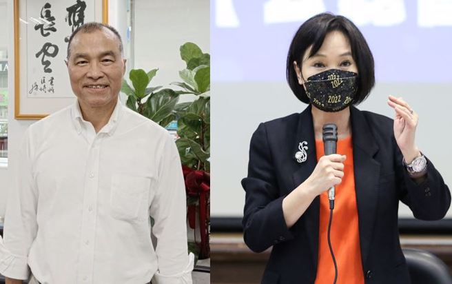 高雄市前副市长叶匡时(左)、国民党智库执行长柯志恩(右)。(资料照)