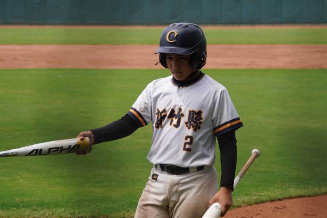 五峰国小球员陈柏笙入选U12棒球世界杯的国家队培训选手。（新竹县政府提供／罗浚滨新竹传真）