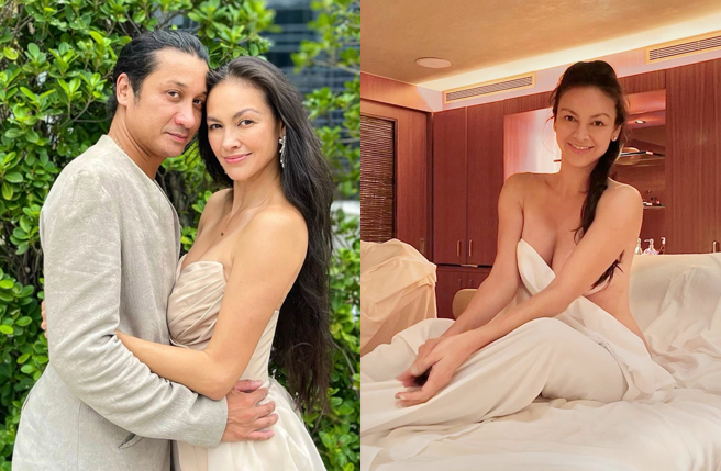 Rosemary近日宣布「再婚」，和印度富商老公在香港完成结婚登记。（图／翻摄自rosemary_vdb IG）