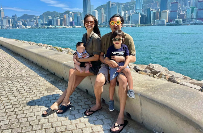 Rosemary跟Jason育有两个儿子。（图／翻摄自rosemary_vdb IG）