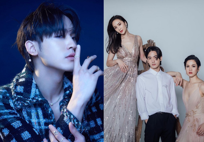 帥氣男星吳思賢（小樂）罕見穿女裝，被名模二姊吳思顏（圖左）開玩笑「真適合」。(圖/ 摘自吳思顏IG)