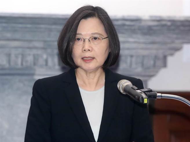 总统蔡英文。（资料照片）