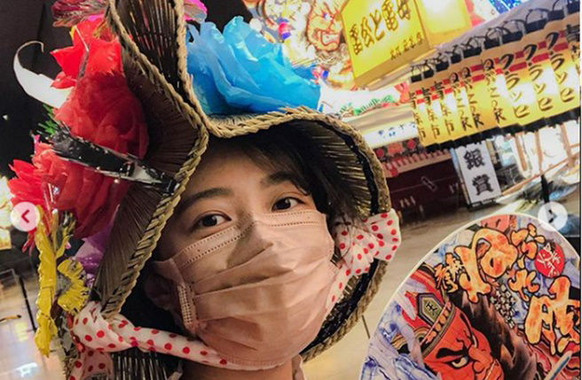 台湾25岁美女吴咏心夺下「青森睡魔小姐」冠军，也是49届来首度由外国人获奖。(cassie.s.life IG)