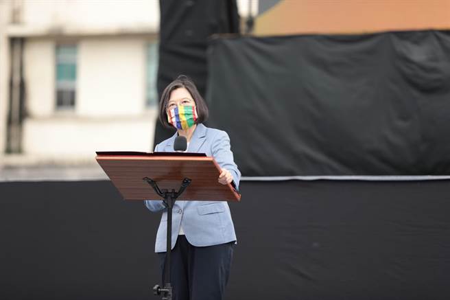 总统蔡英文表示，她每次来基隆都有惊艳的感觉。（基隆市政府提供／张志康基隆传真）