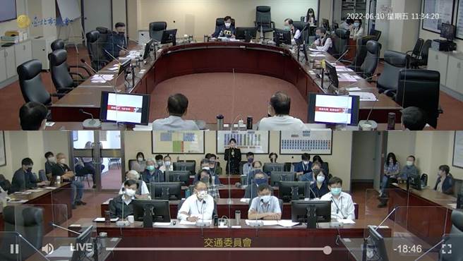 台北市议会交通委员会上午邀请交通局、资讯局，针对「交通局同仁上班期间PTT发文事件调查」进行专案报告。（黄婉婷翻摄）