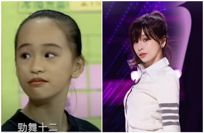 王心凌12岁时参加《好彩头》的青涩模样出土。（翻摄自YouTube华视怀旧频道、天晴娱乐提供）