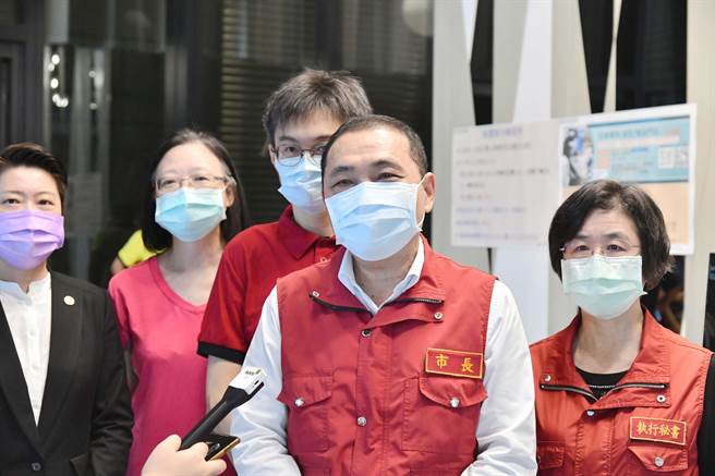 蔡英文稱疫後新生活從基隆開始 侯友宜：疫情挑戰仍然艱鉅。（新北市新聞局提供）