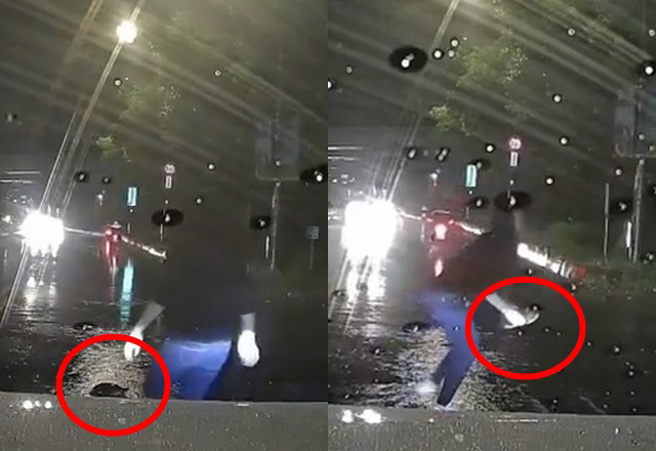 原PO雨天救乌龟，买100元的彩券中2万元，网友们直呼：「乌龟报恩」。（图／翻摄自爆料公社二社）