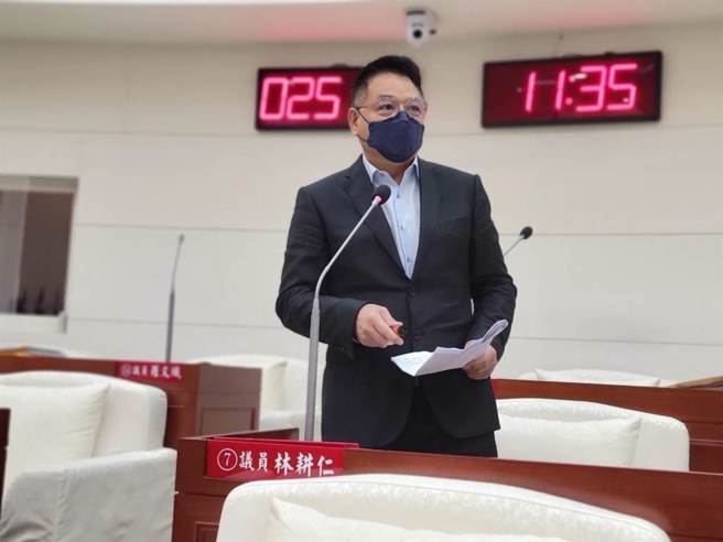 國民黨新竹市議員林耕仁。（林耕仁辦公室提供／王惠慧新竹傳真）
