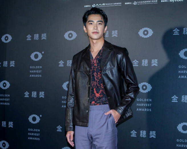 曾敬驊11日出席第44屆金穗頒獎典禮。（粘耿豪攝）
