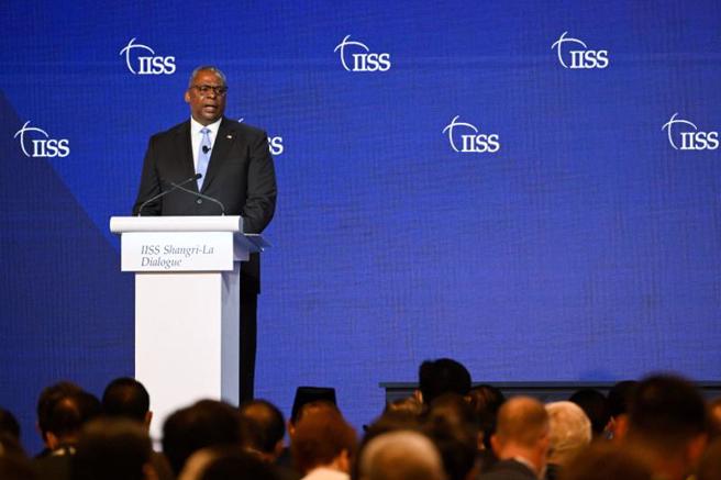 奧斯汀等美日韓國防部長在新加坡舉行會談。（示意圖／路透社）