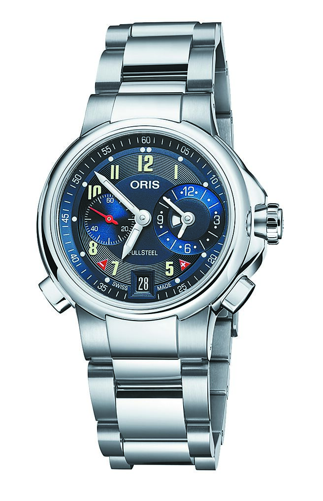 ORIS为庆祝品牌成立118年，推出Holstein限量表，搭载改变瑞士制表歷史的Calibre 690机芯，11万8000元。（ORIS提供）