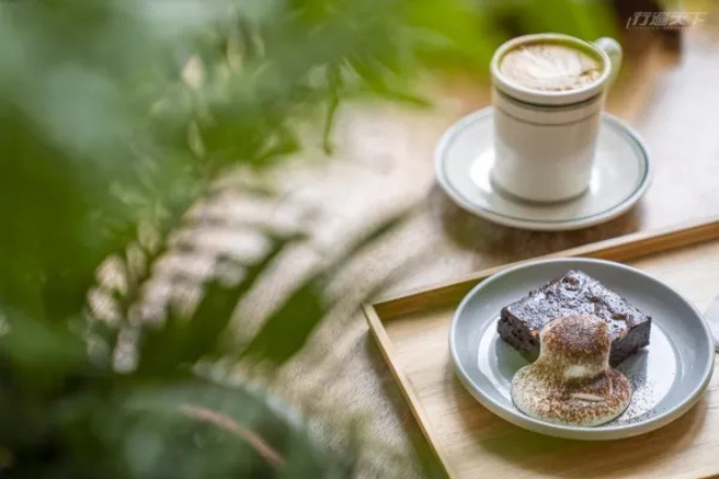 ▲美好东河咖啡民宿的手作甜点，疗癒了午后烦躁的心情。(图/行遍天下提供)

