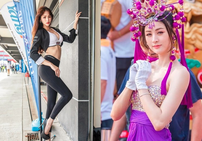 雪岑拥有175cm的修长魔鬼身材，被网友封为全台「最美礼生」。（图／取自雪岑IG）