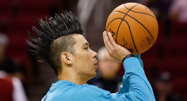 林书豪留过的莫霍克髮型。（美联社资料照）