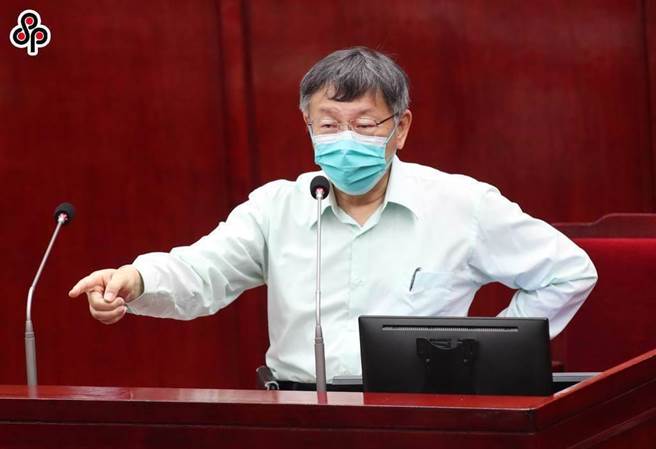 台北市长柯文哲赴台北市议会市政质询。（本报资料照片）