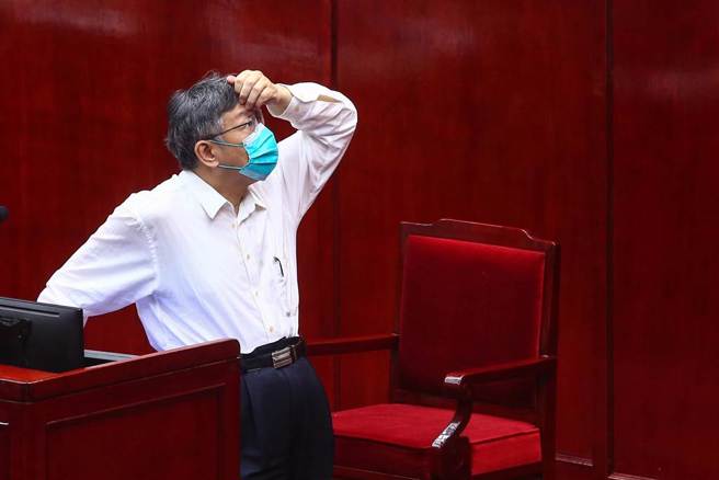 台北市长柯文哲。（邓博仁摄）
