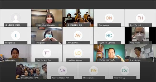 義大醫院與越南Operation Smiles Vietnam展開線上合作，致力照顧需要手術治療的病人。（義大提供／林瑞益高雄傳真）