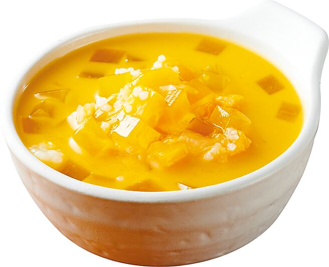 全联芒果季杨枝甘露，49元。（全联提供）