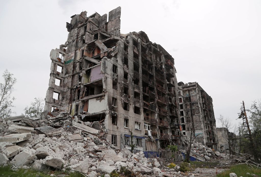 EMCDDA警告，俄乌战争可能导致欧洲的毒品问题更加严重。图为被炸毁的乌克兰大楼。（示意图／路透社）(photo:ChinaTimes)