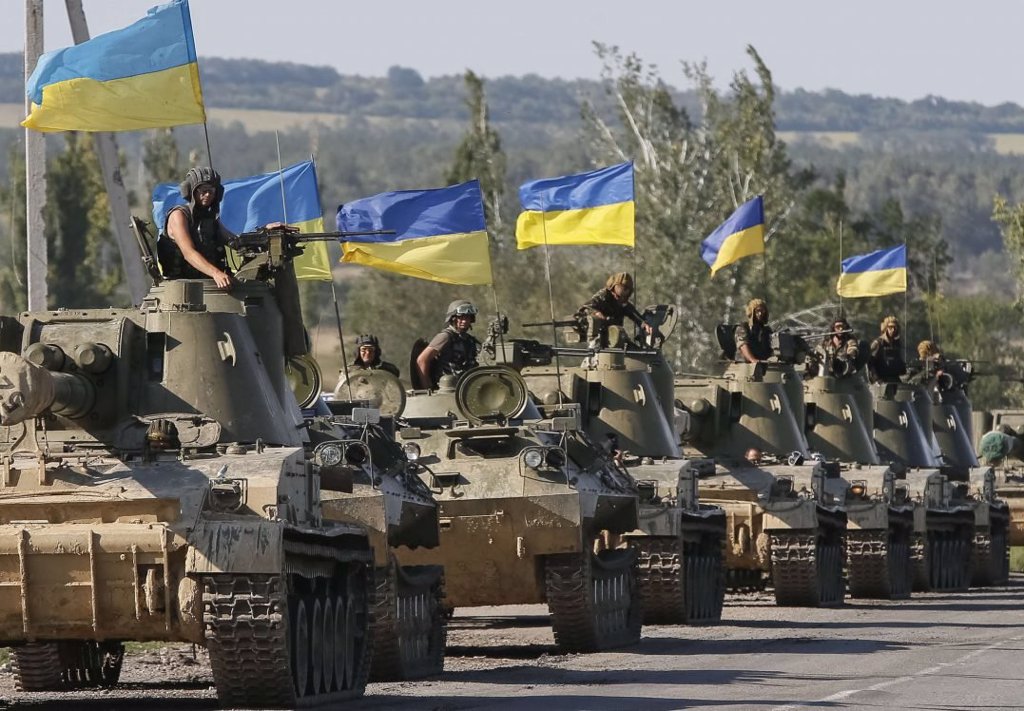 评论指出，乌克兰与俄罗斯有巨大的装备人数差距，反攻很困难，可能要考虑谈和。图/UAF(photo:ChinaTimes)