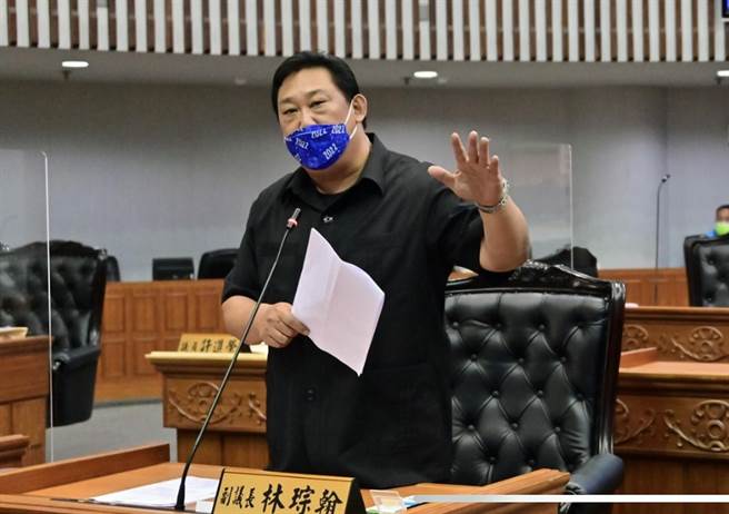 国民党中常委、台东县议会副议长林琮翰对朱立伦亲美言论有异见。（台东县议会提供）