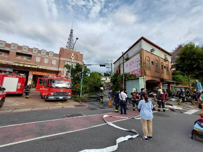 土城民宅傳出火警。（翻攝畫面）