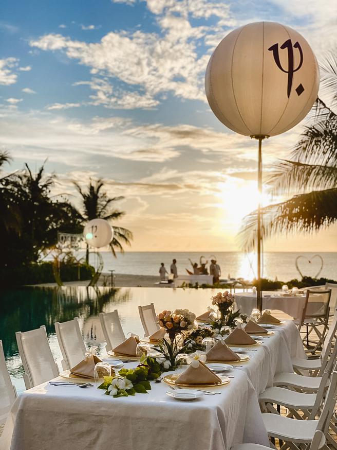 马尔地夫仍是许多新人最向往的蜜月旅游地，Club Med马尔地夫卡尼岛度假村全包式蜜月假期每人5万2100元起。（Club Med提供）