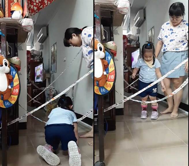 伊甸各單位老師發揮創意，即使暫停實體教學，也會以每日電話、視訊關懷，加上自製影片搭配實體教具，希望讓孩子在家也能達成停課不停學的目標。 （伊甸基金會提供／林良齊台北傳真）