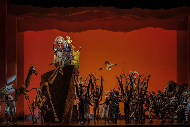 《獅子王》自11日起在台展開共49場巡迴表演。（寬宏藝術提供）