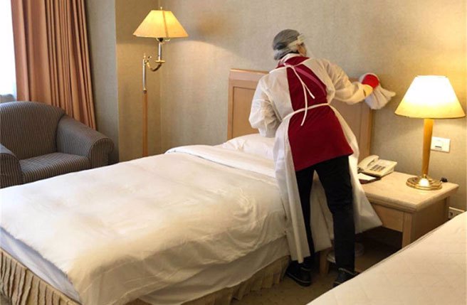 防疫旅馆。(示意图)