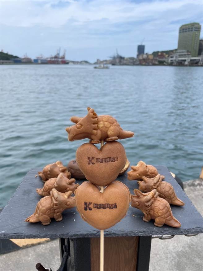 網美風格的雞蛋糕，只有在基隆城博會限定。（基隆市政府提供／張志康基隆傳真）