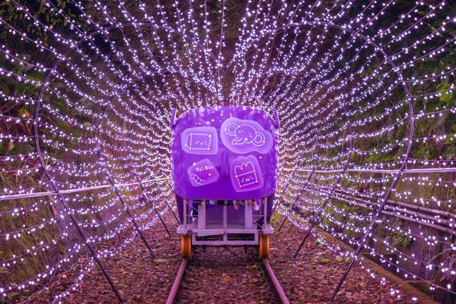 超级浪漫的灯海光廊是星光班次最受瞩目的场景之一。新北市政府提供