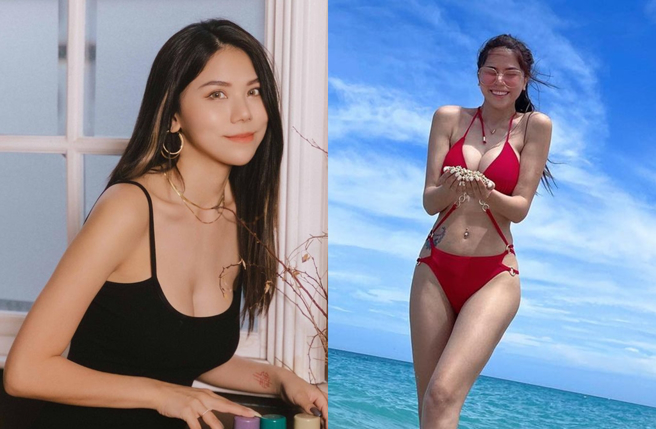 蕾菈日前出遊渡假，曬出許多美照。（圖／蕾菈Instagram）