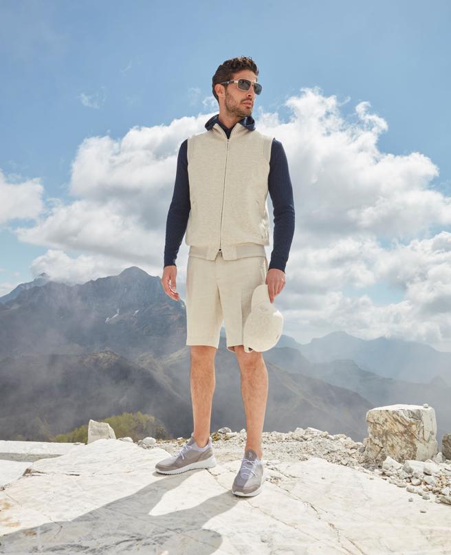 义大利精品Stefano Ricci充满文化艺术底蕴，深受皇室贵族与富豪的喜爱，春夏男装以上流社会的游艇帆船休閒运动为主题，充满奢华品味。（Stefano Ricci提供）
